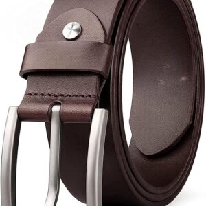 Trend England Formal/Casual Brown Color Genuine Leather Belts For Men